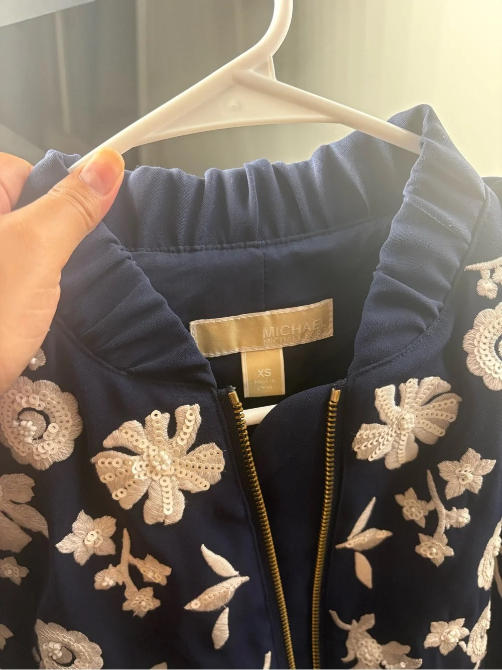 Michael Kors Bomber Jacket - Navy